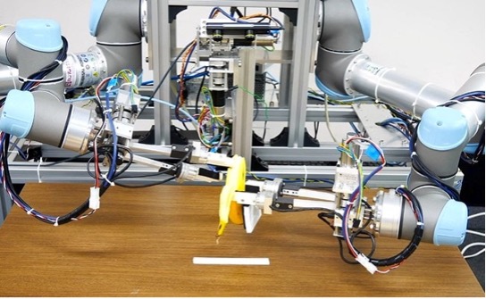 日本研發(fā)出新型雙臂機(jī)器人 可3分鐘內(nèi)完成香蕉剝皮的動(dòng)作